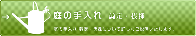 庭の手入れ